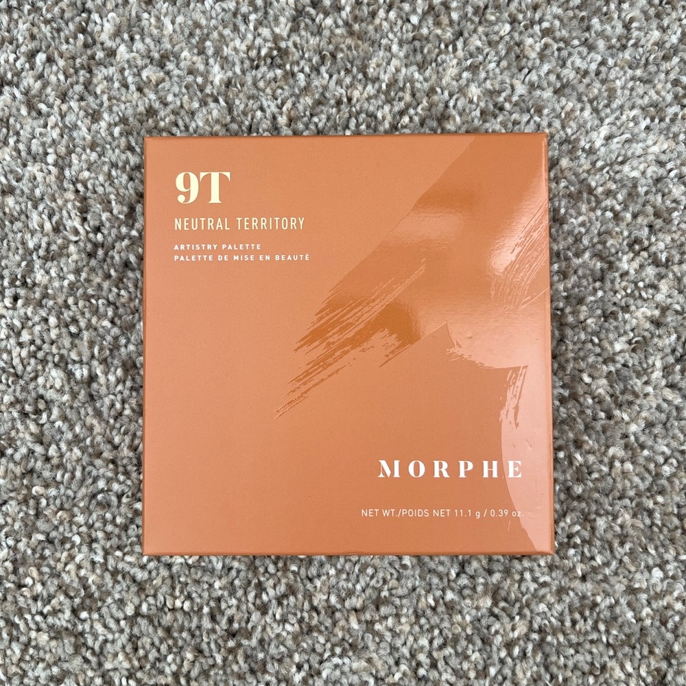 NWT Morphe 9T Neutral Territory Artistry Eyeshadow Palette